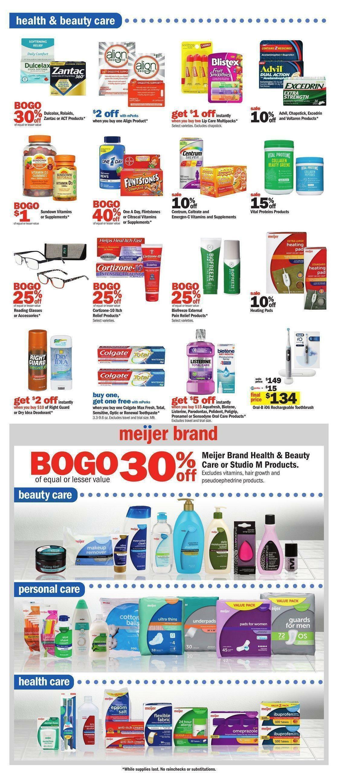 Meijer Weekly Ad from August 21
