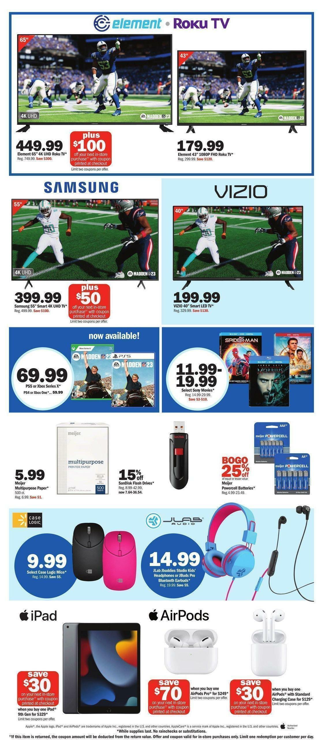 Meijer Weekly Ad from August 21