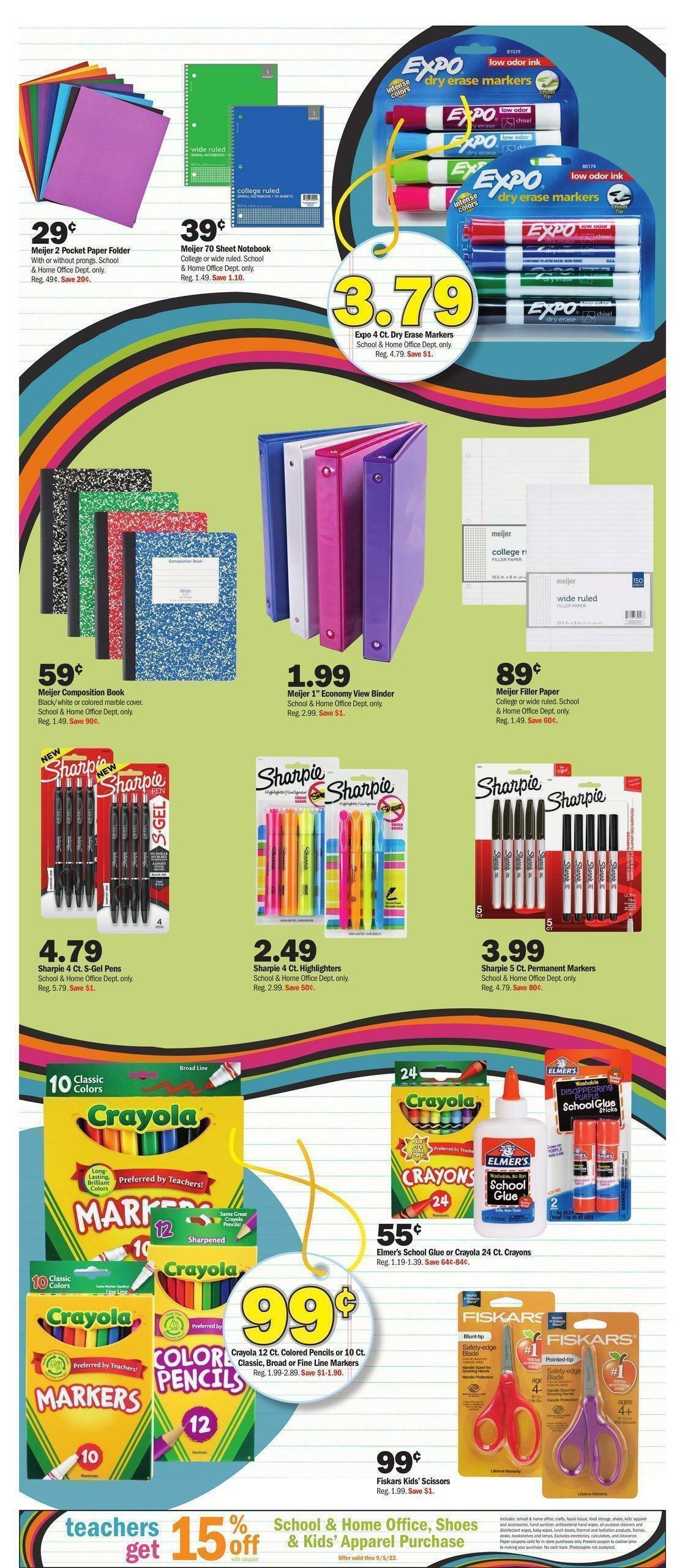 Meijer Weekly Ad from August 21