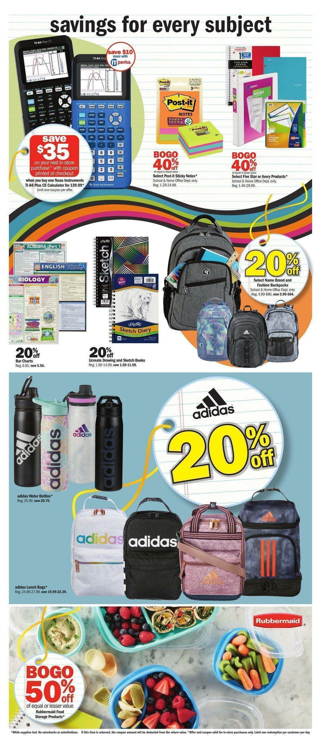 Meijer Weekly Ad from August 21