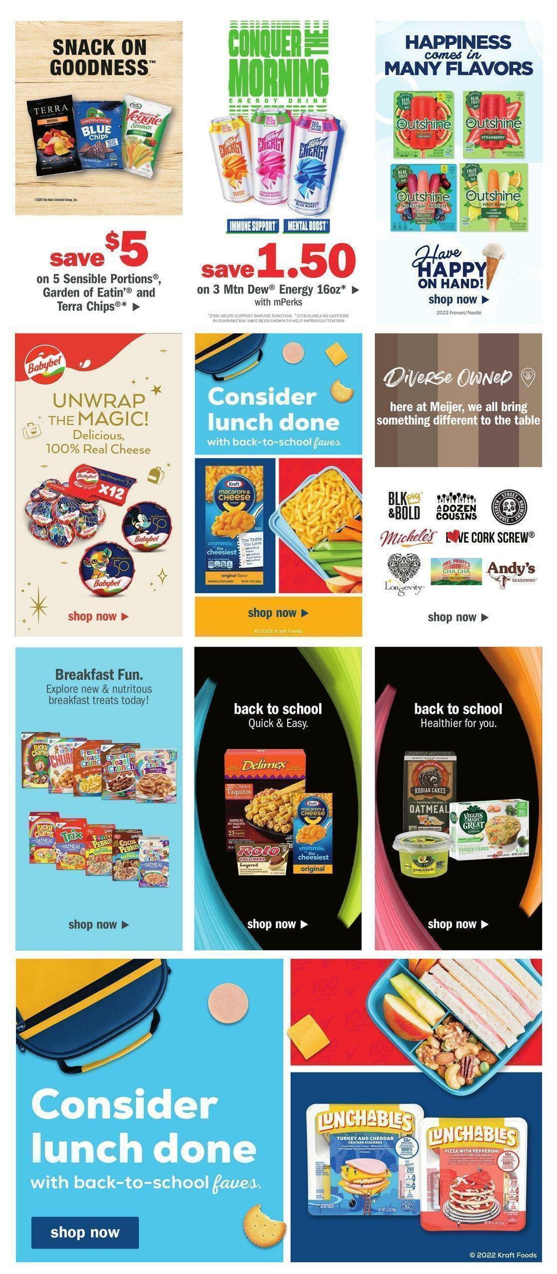 Meijer Weekly Ad from August 21