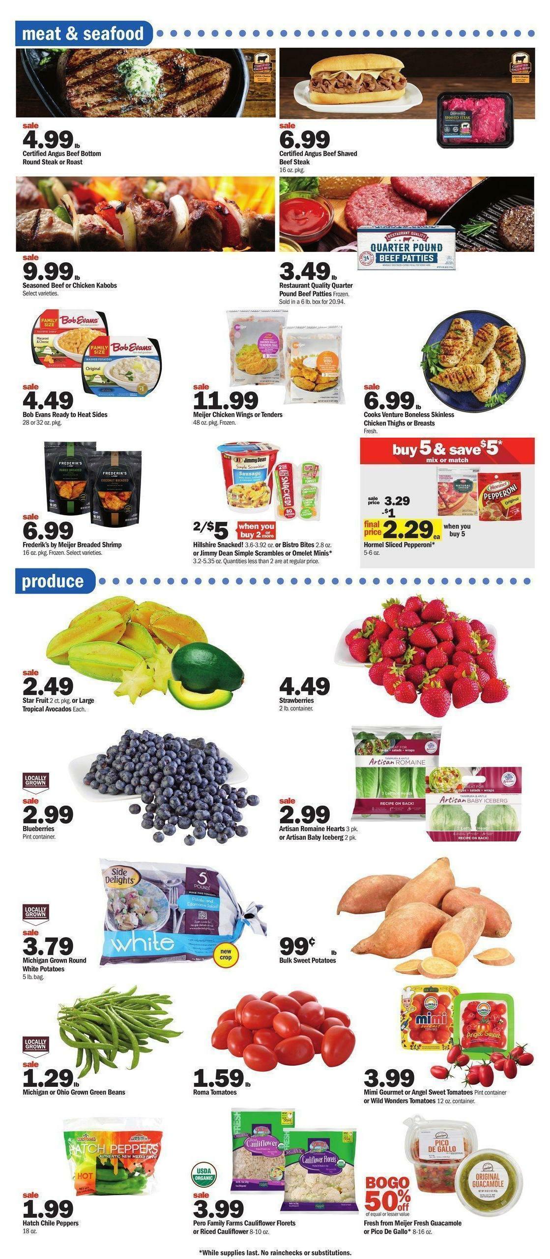Meijer Weekly Ad from August 21