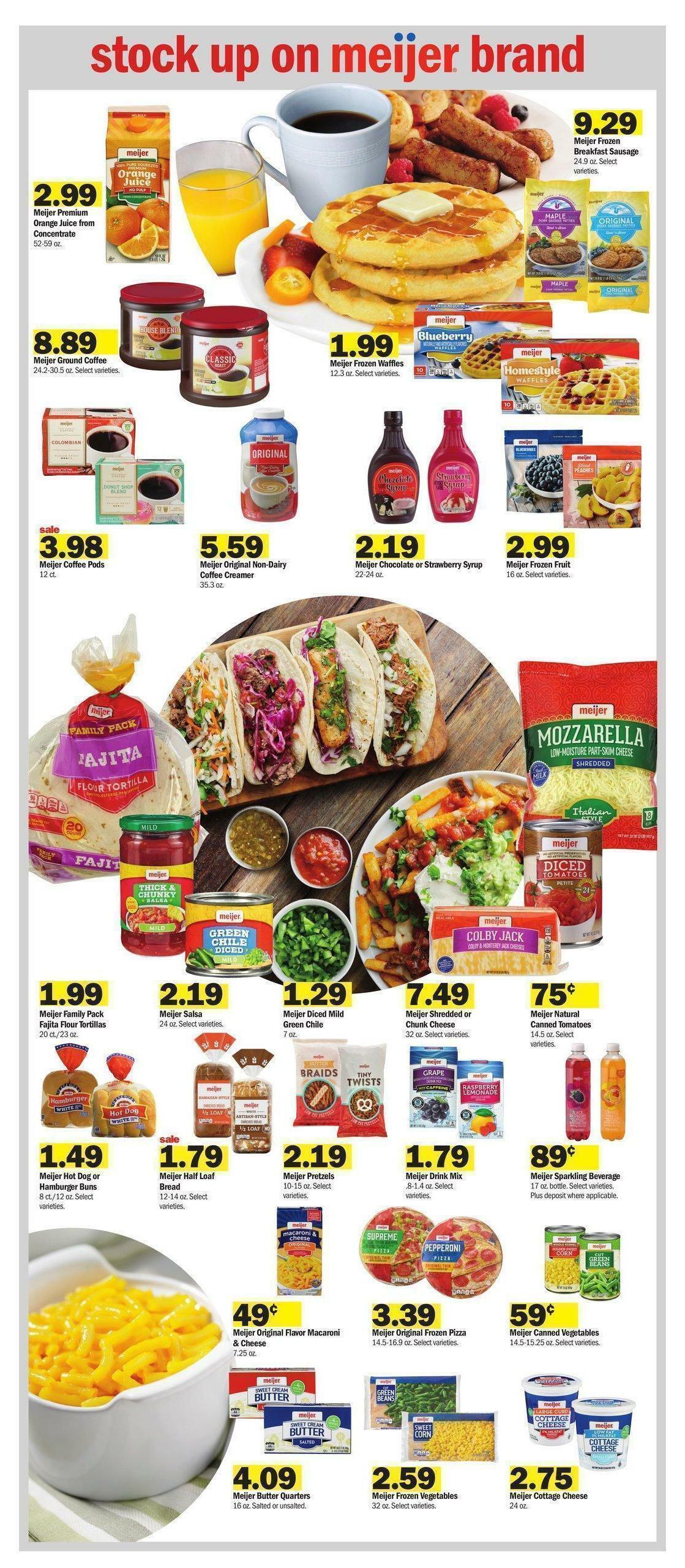 Meijer Weekly Ad from August 28