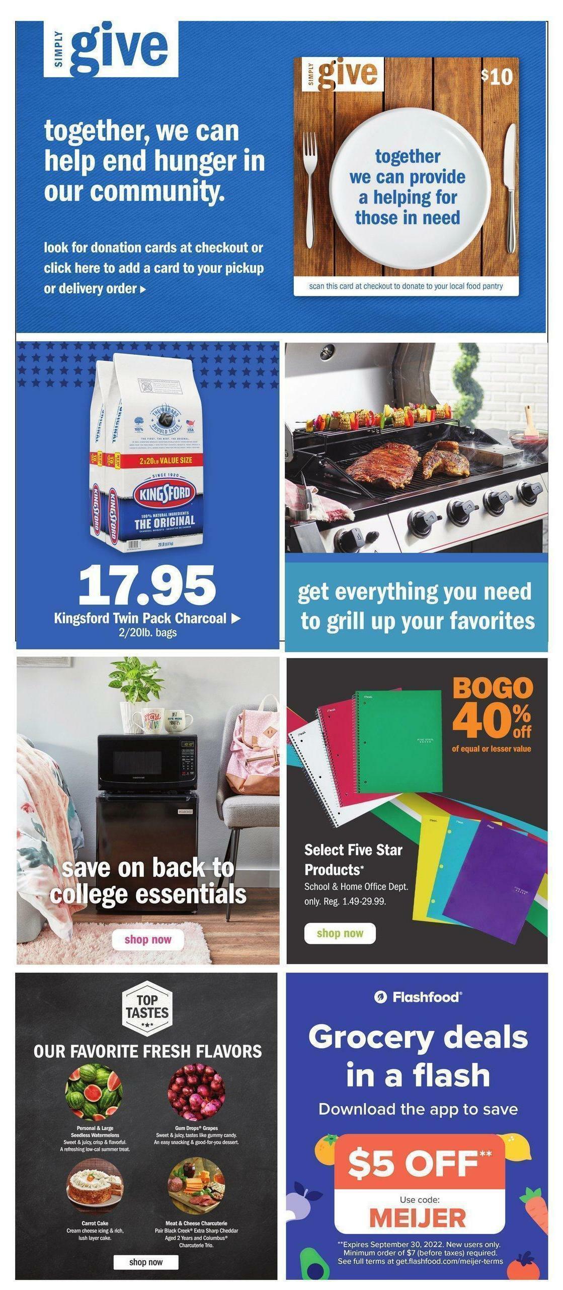 Meijer Weekly Ad from August 28