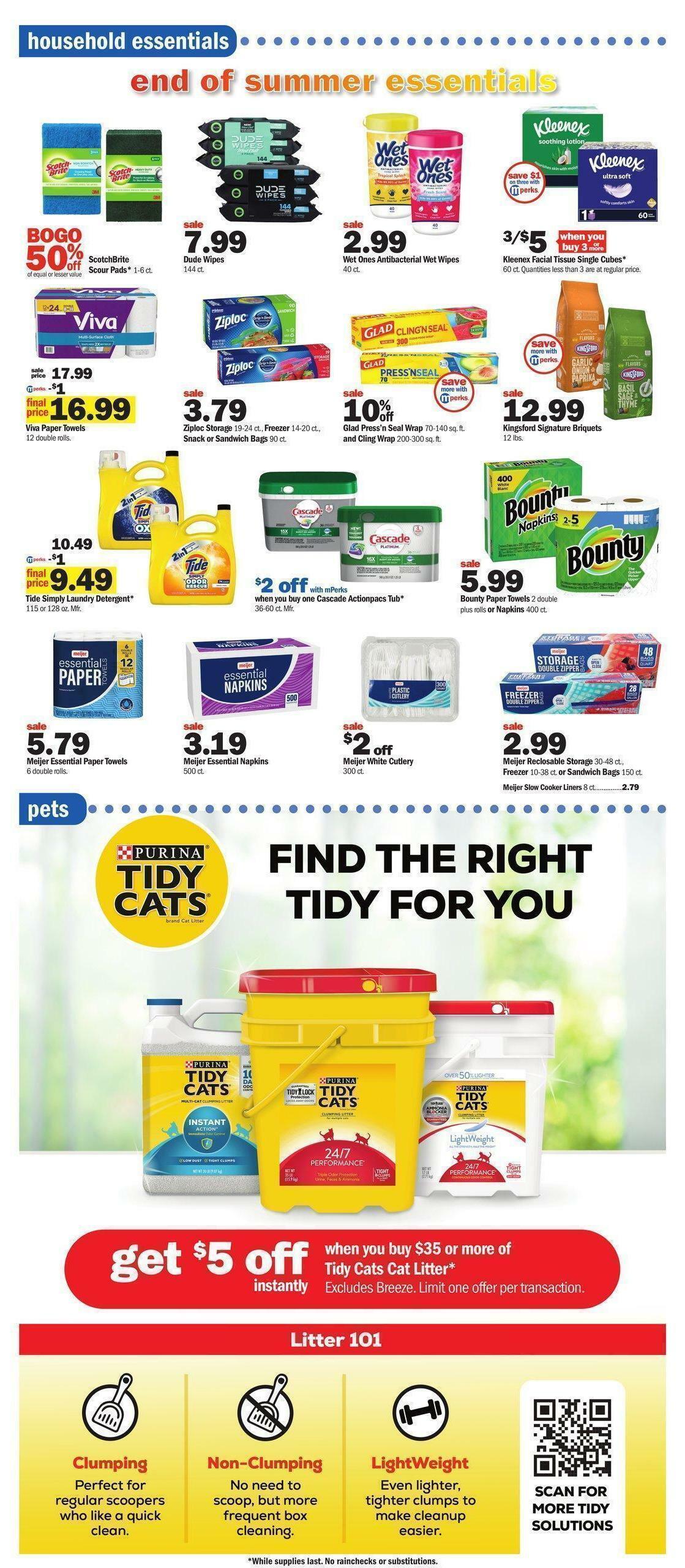 Meijer Weekly Ad from August 28