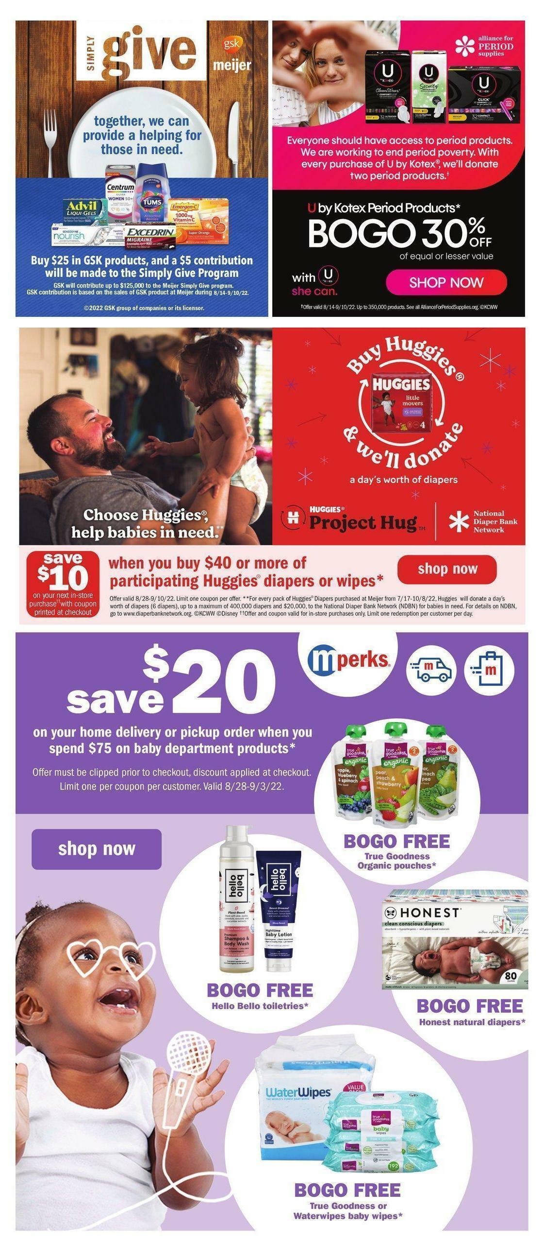 Meijer Weekly Ad from August 28