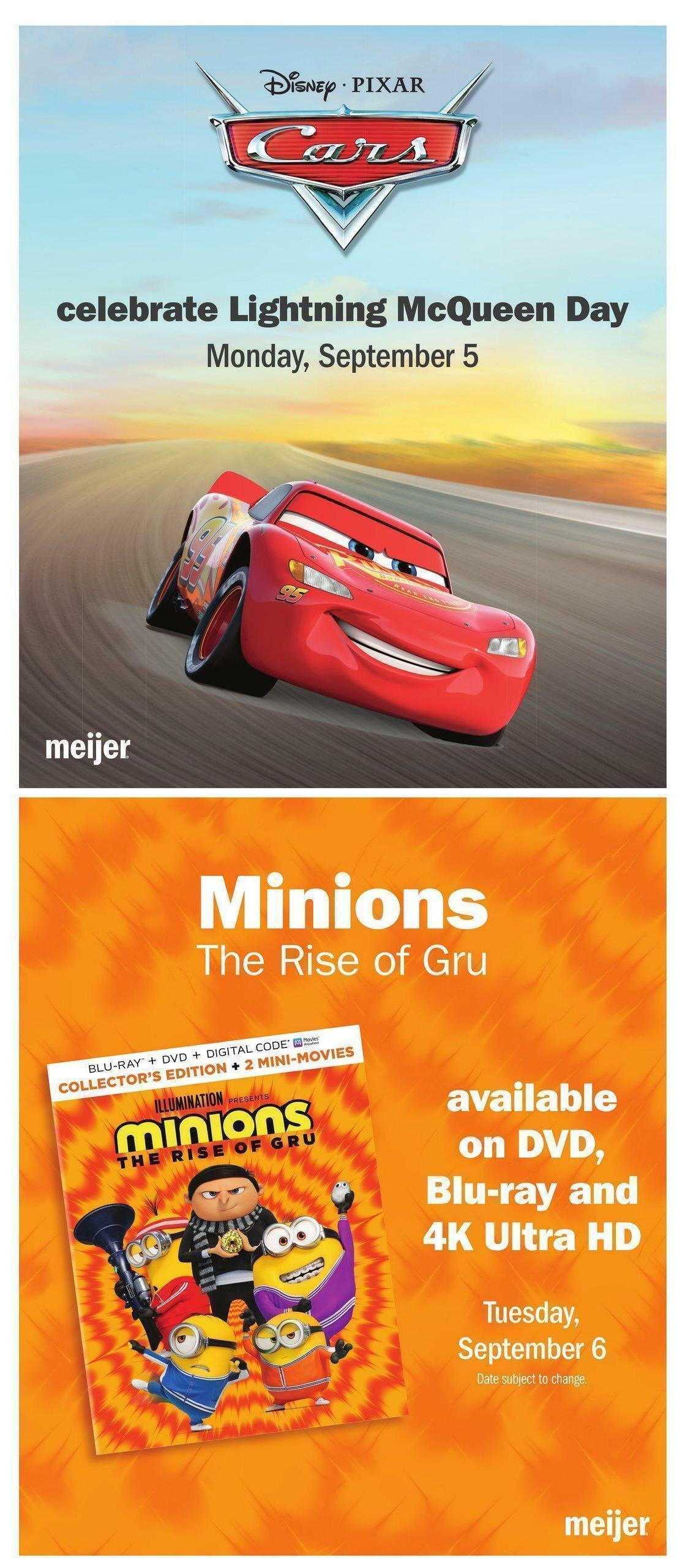 Meijer Weekly Ad from September 4