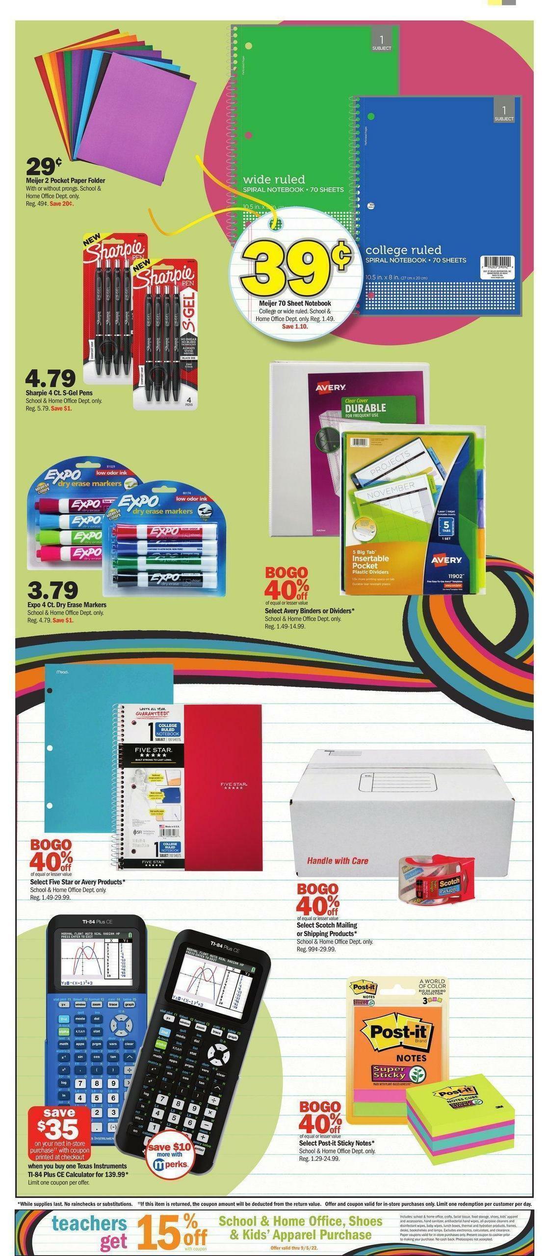 Meijer Weekly Ad from September 4