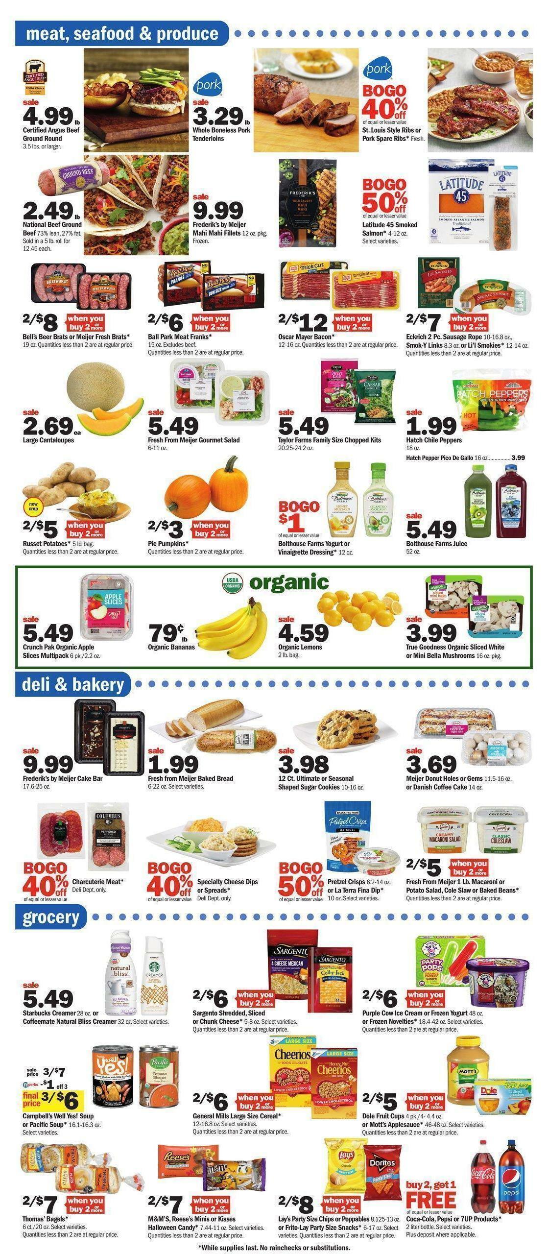 Meijer Weekly Ad from September 4