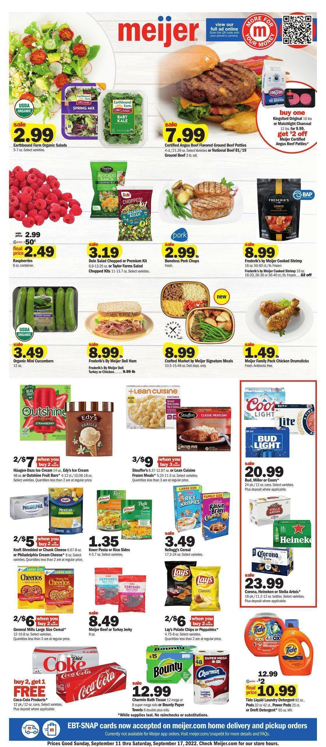 Meijer Weekly Ad from September 11