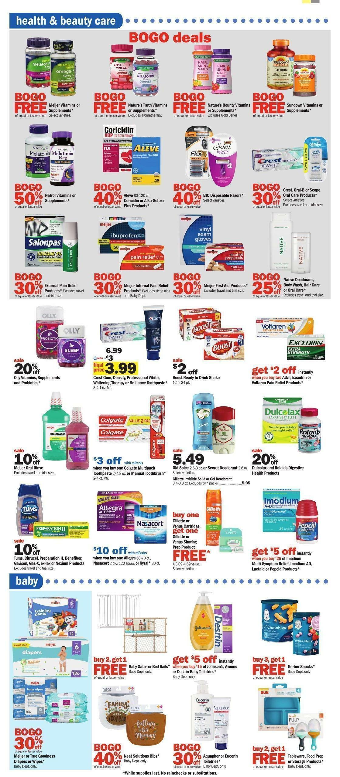Meijer Weekly Ad from September 11