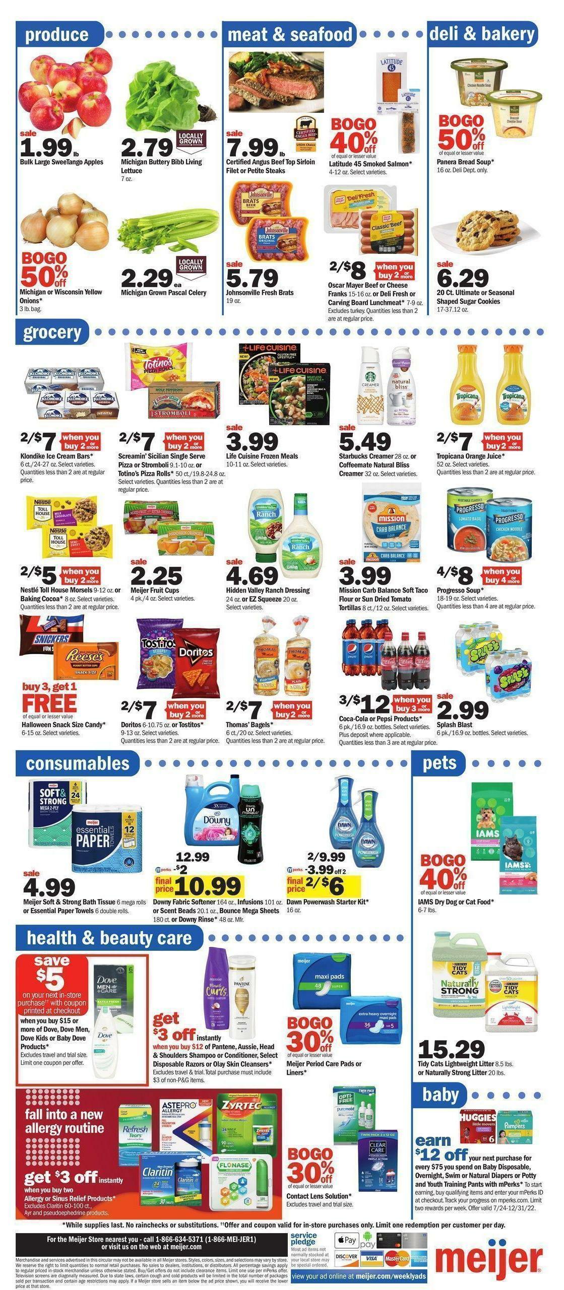 Meijer Weekly Ad from September 11