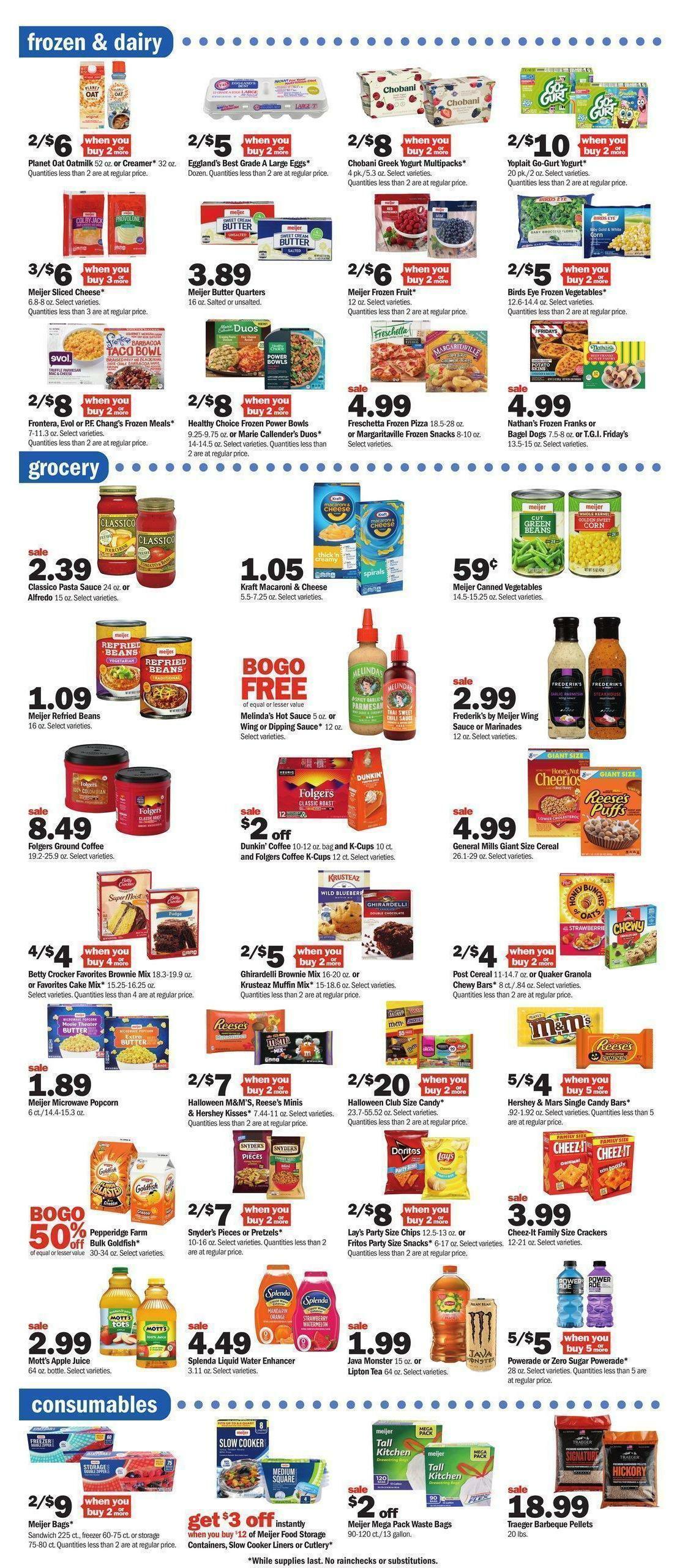 Meijer Weekly Ad from September 11