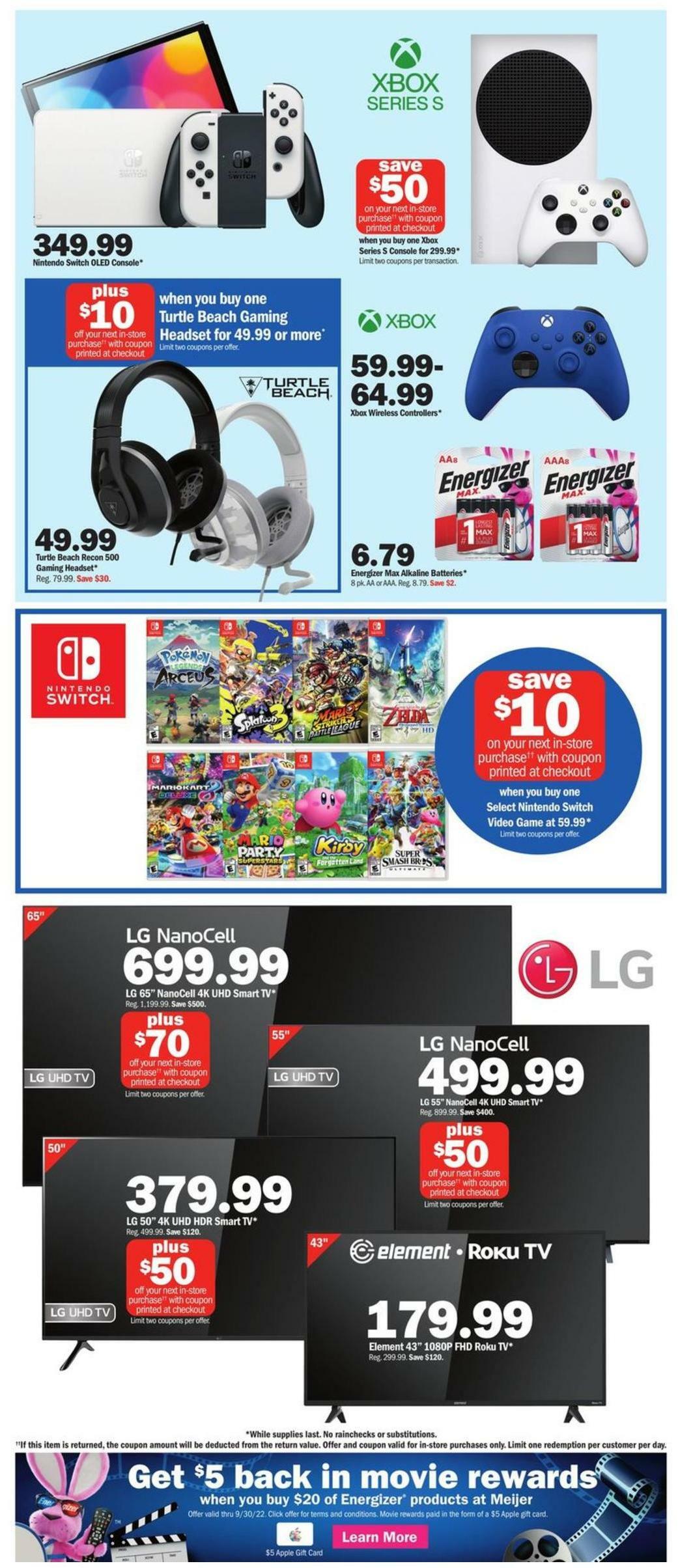 Meijer Weekly Ad from September 18