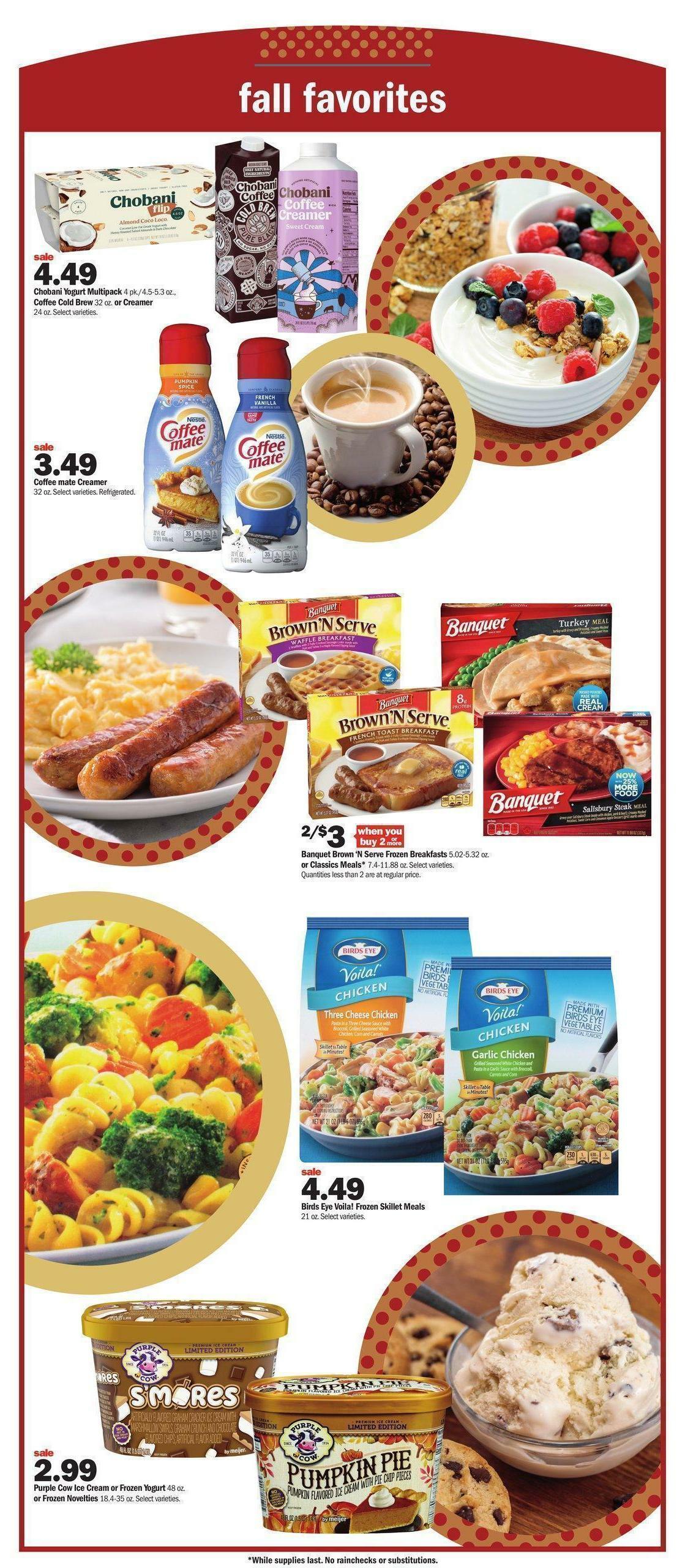 Meijer Weekly Ad from September 25
