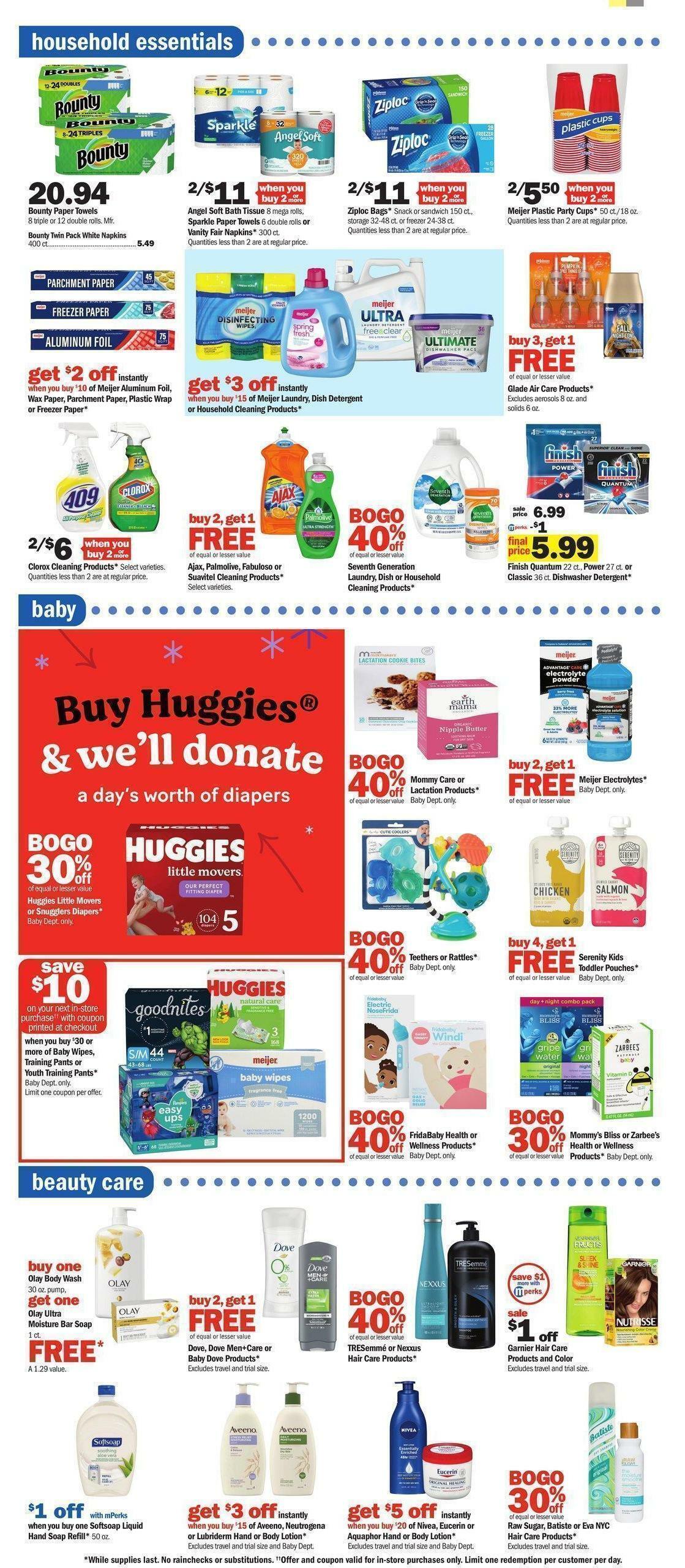 Meijer Weekly Ad from September 25