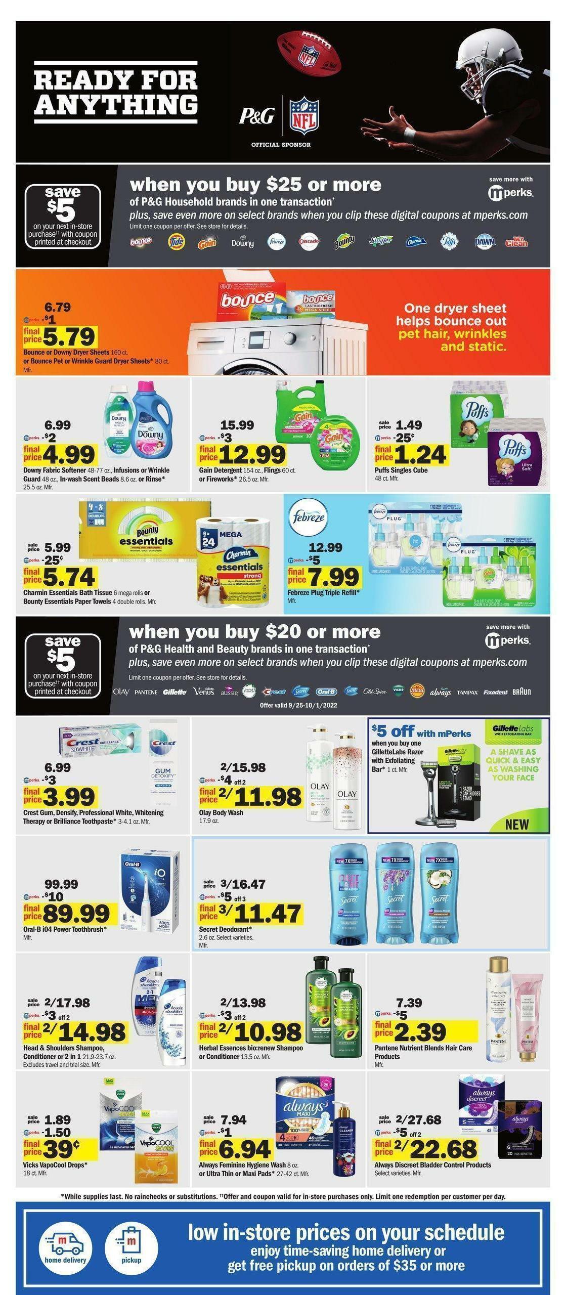 Meijer Weekly Ad from September 25