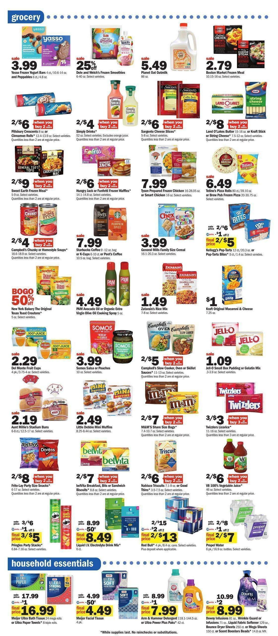 Meijer Weekly Ad from September 25