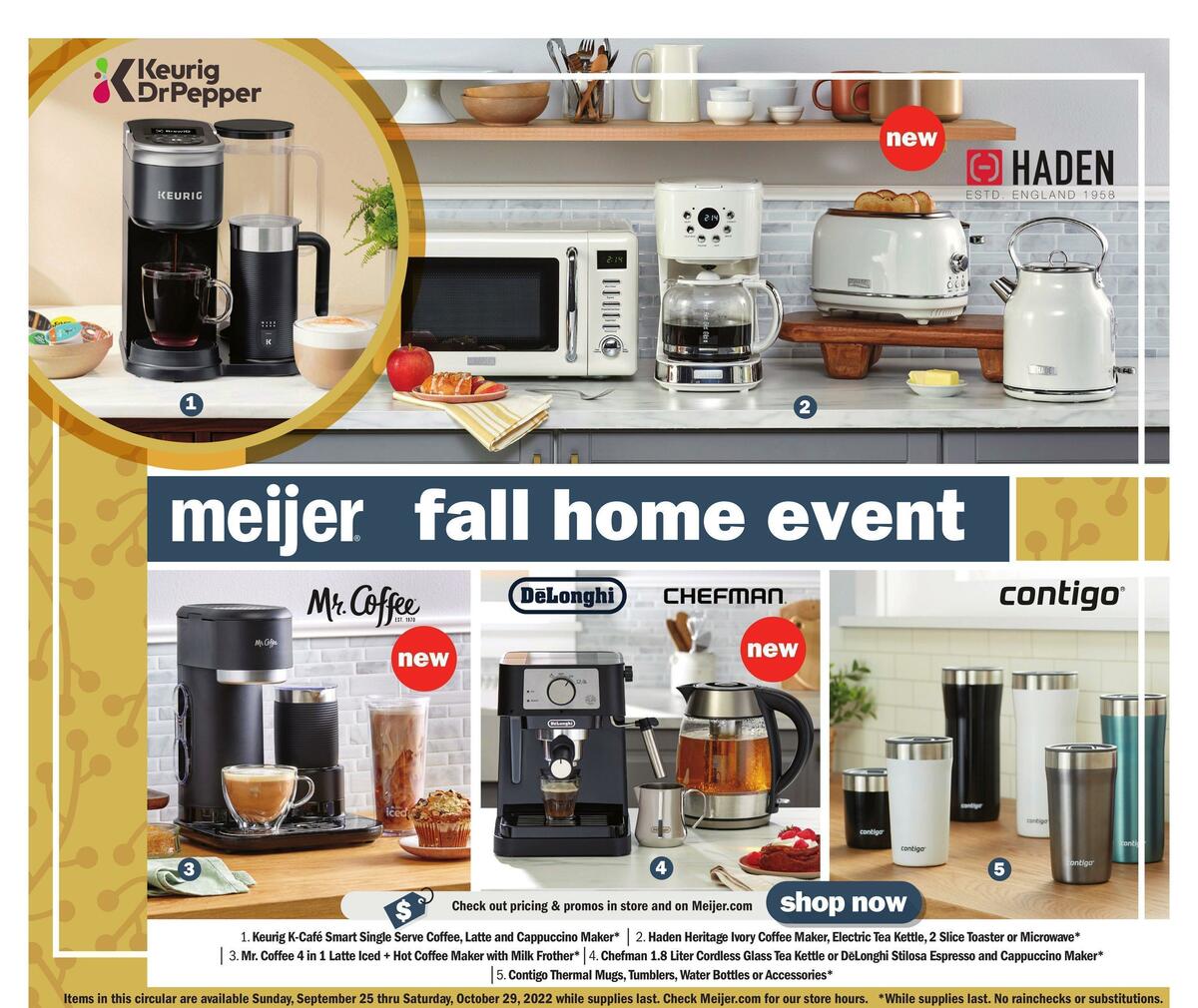 Meijer Home Weekly Ad from September 25