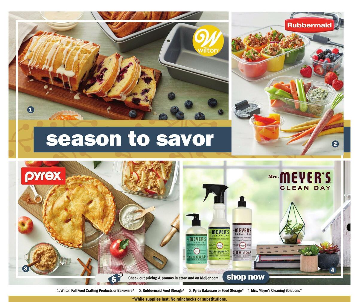Meijer Home Weekly Ad from September 25