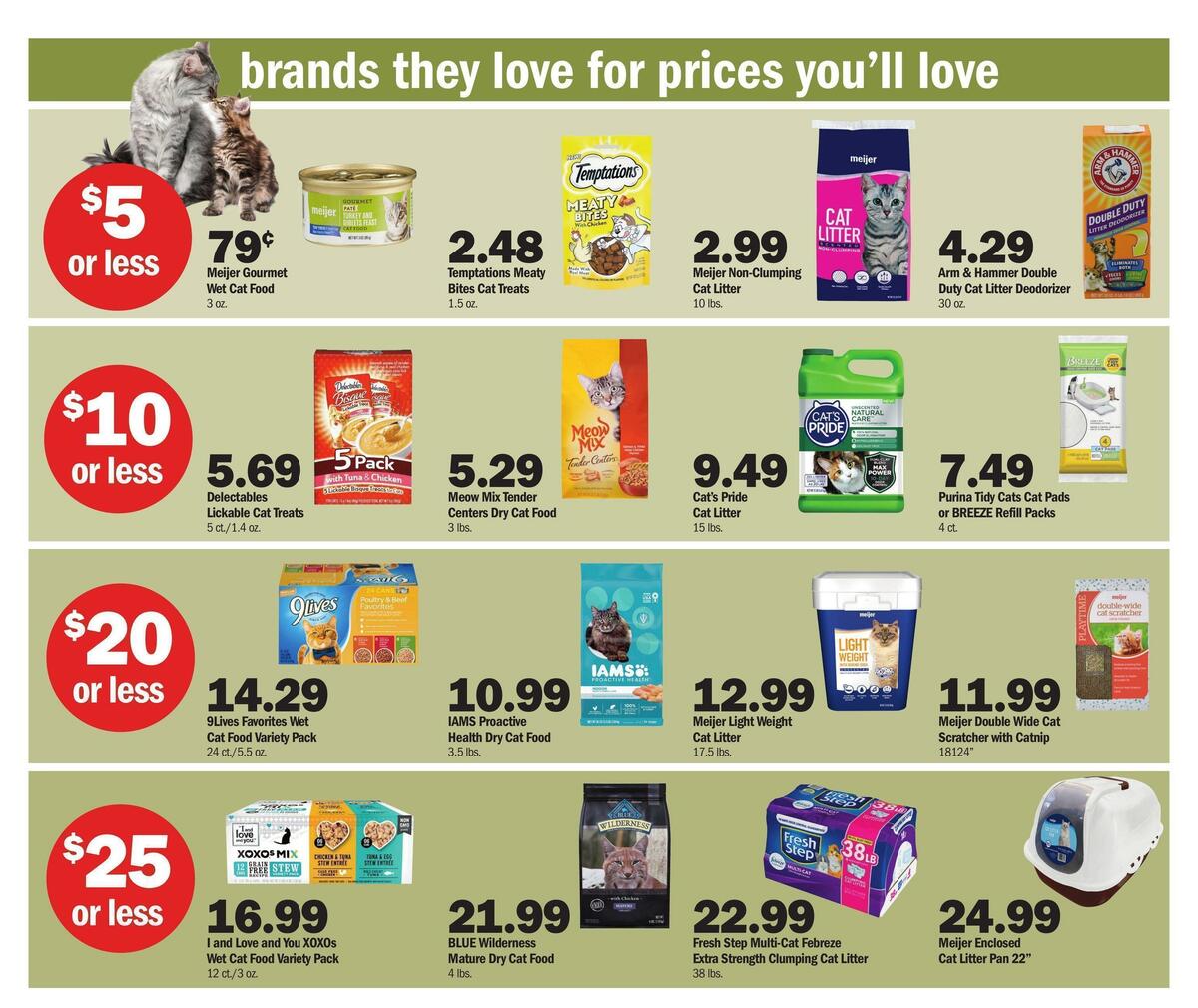 Meijer Pets Weekly Ad from September 25