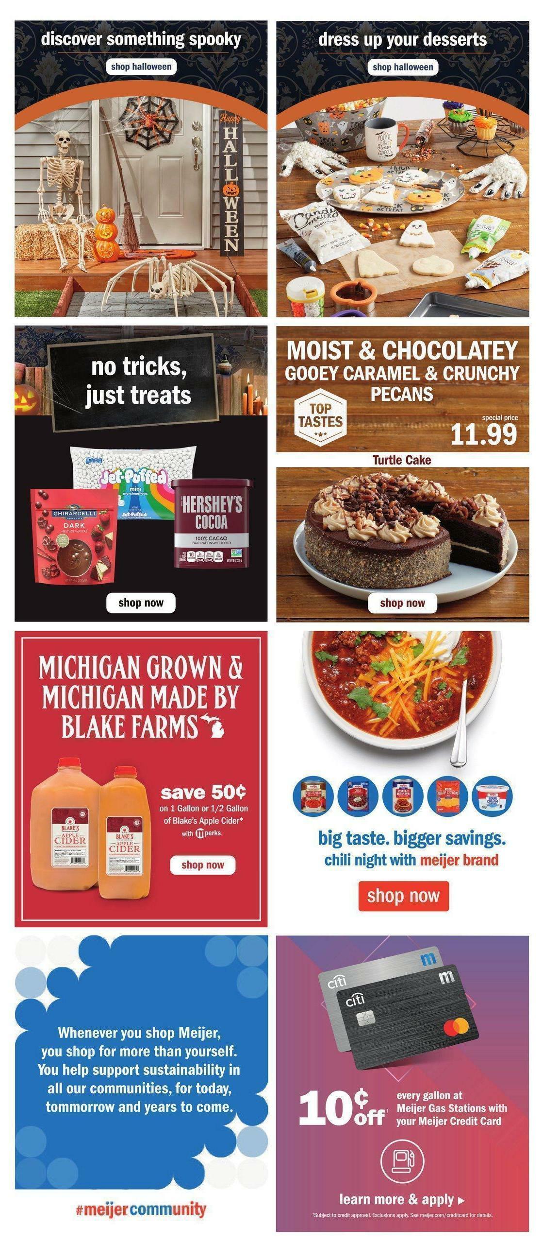 Meijer Weekly Ad from October 2