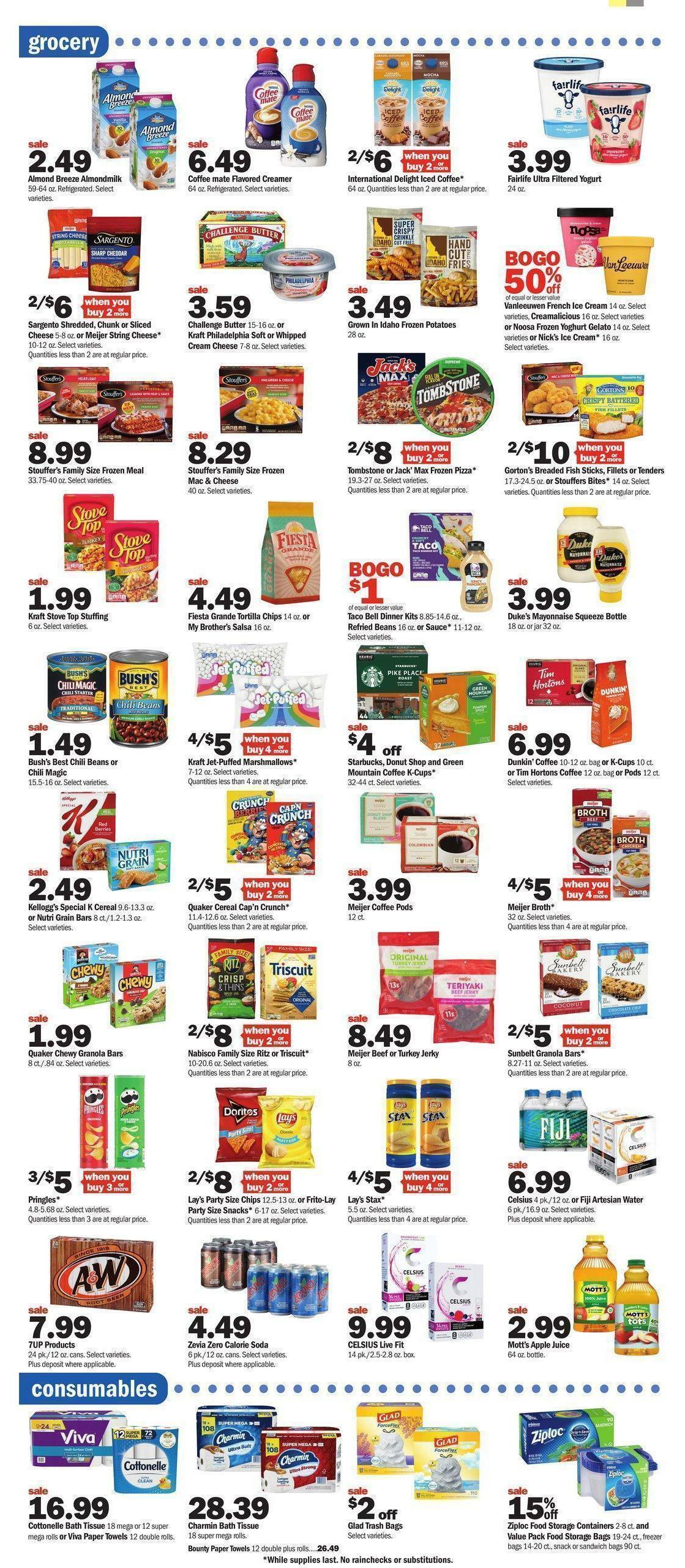 Meijer Weekly Ad from October 2