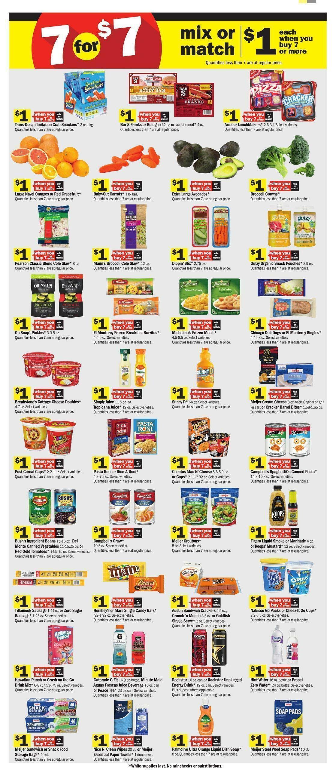 Meijer Weekly Ad from October 2