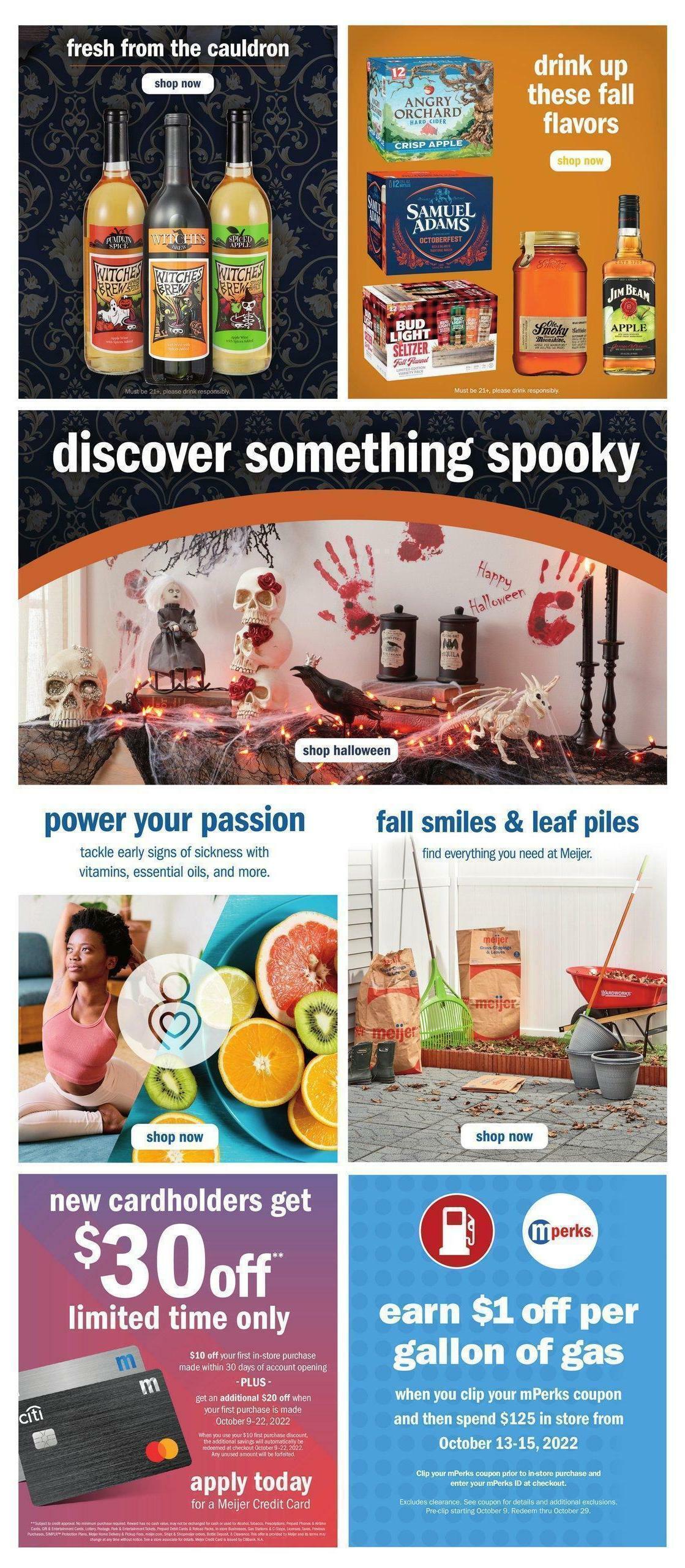 Meijer Weekly Ad from October 9