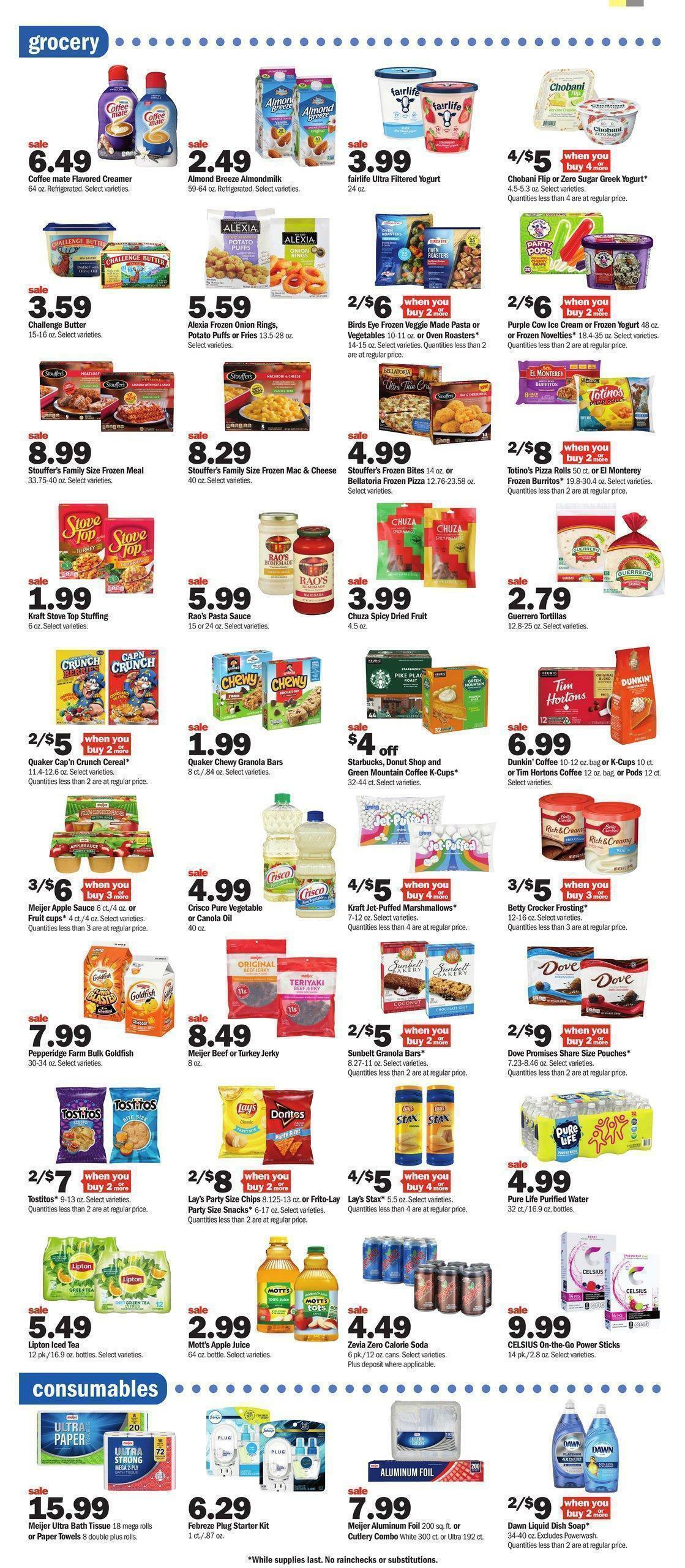 Meijer Weekly Ad from October 9