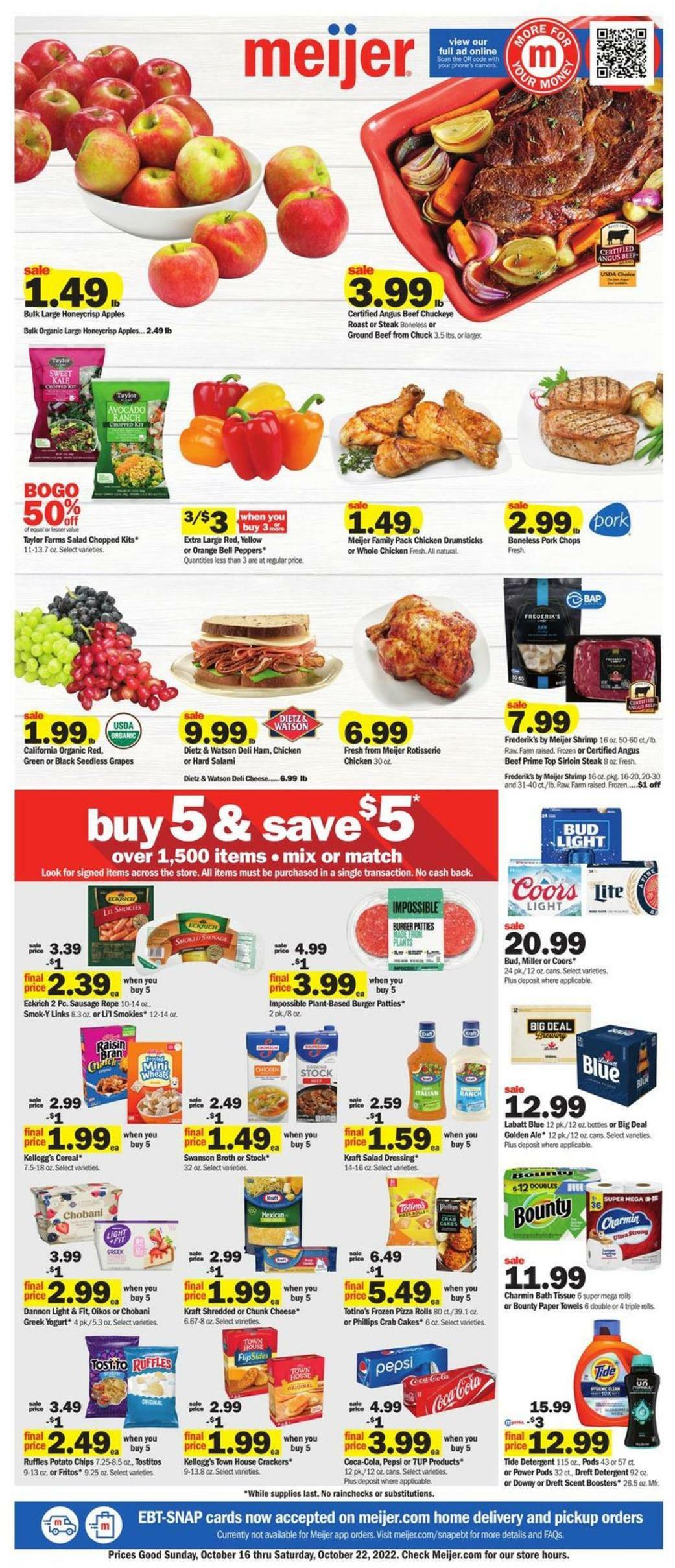 Meijer Weekly Ad from October 16