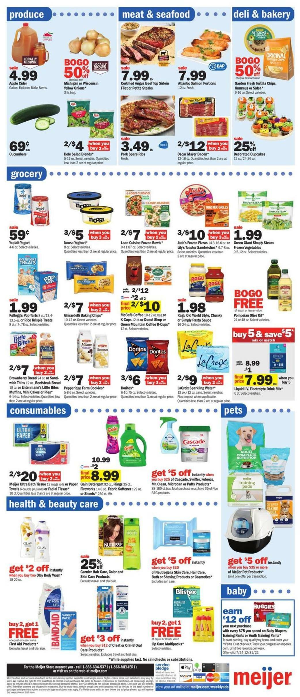 Meijer Weekly Ad from October 16