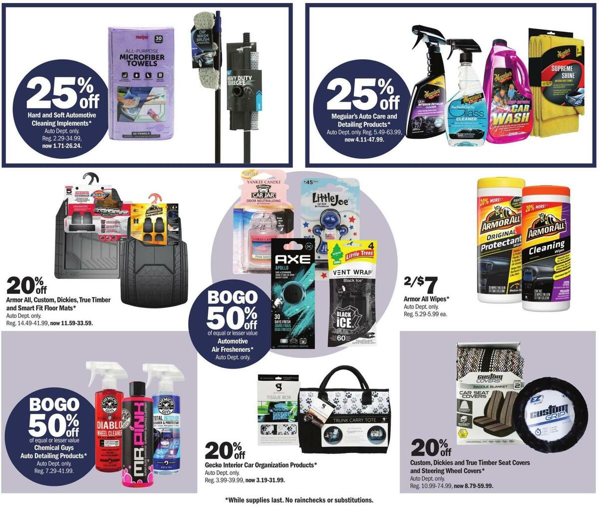 Meijer Auto Weekly Ad from October 16