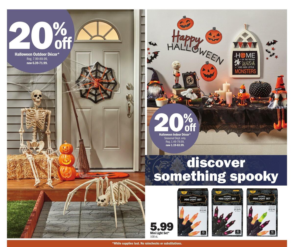 Meijer Halloween Weekly Ad from October 16