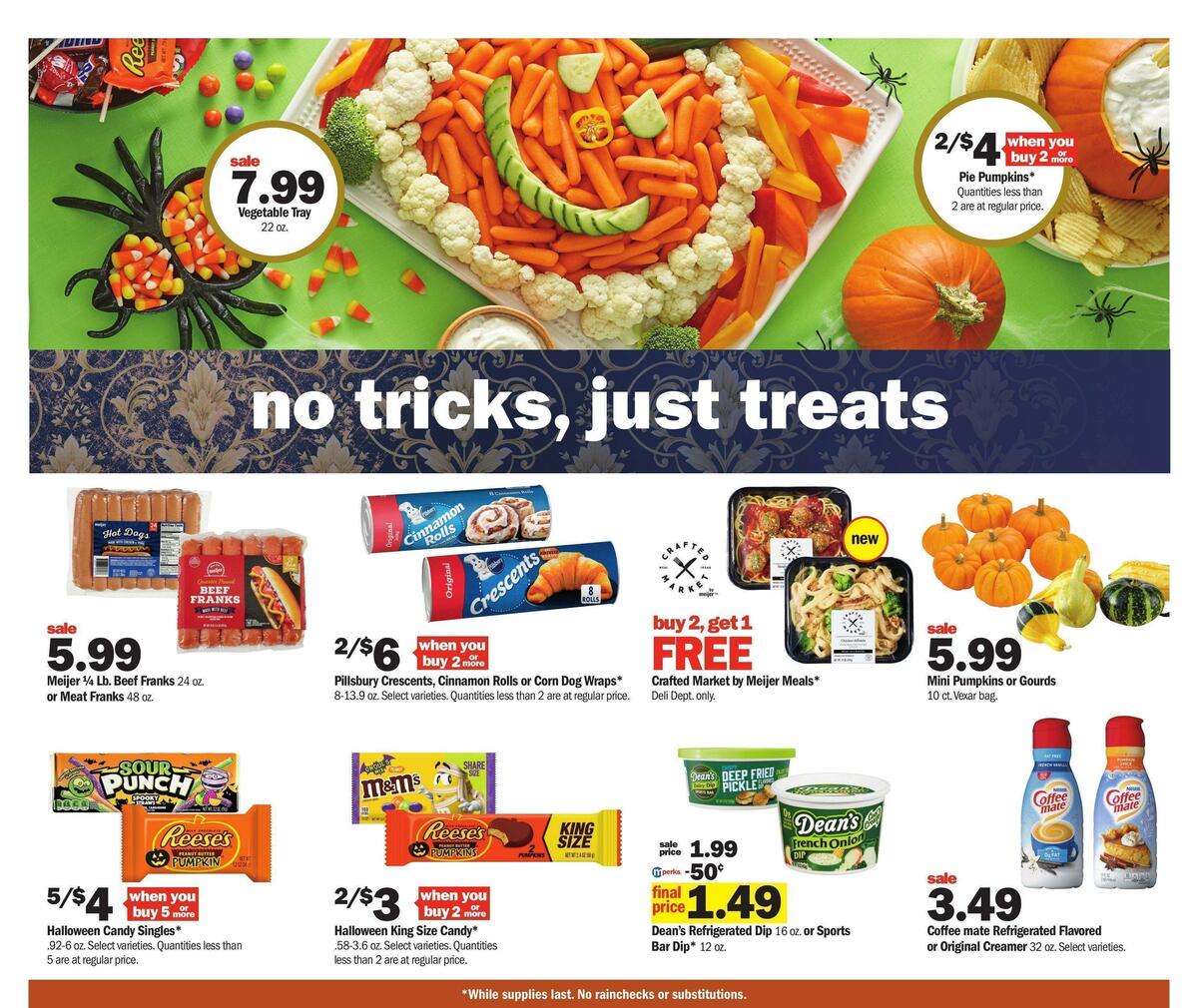 Meijer Halloween Weekly Ad from October 16