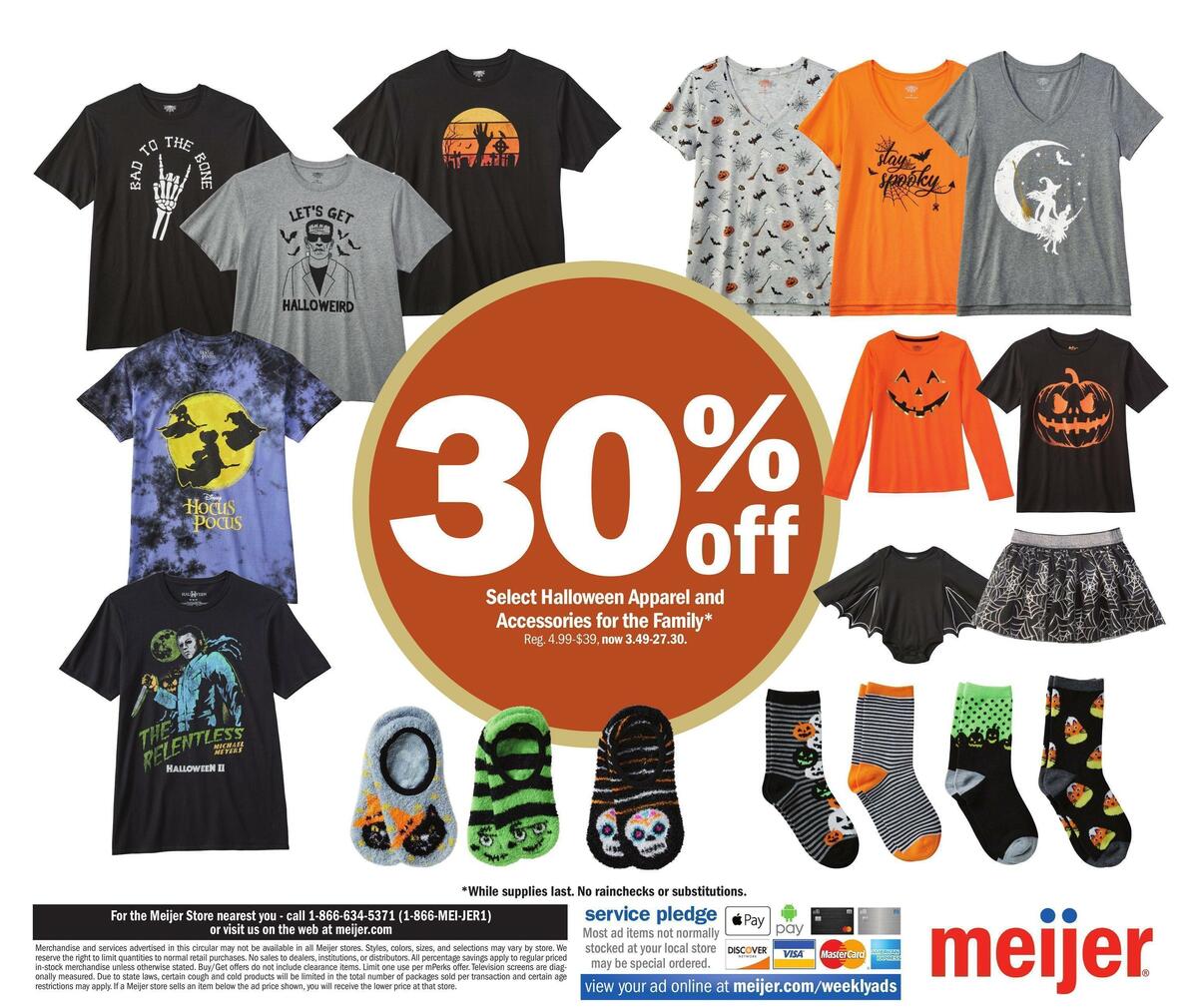 Meijer Halloween Weekly Ad from October 16