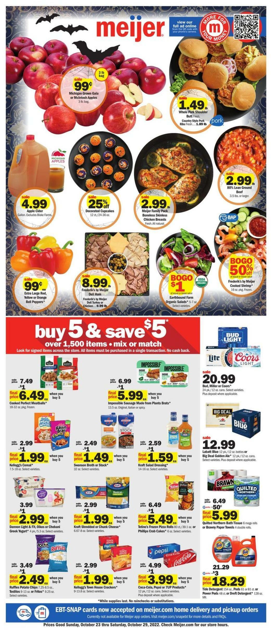 Meijer Weekly Ad from October 23