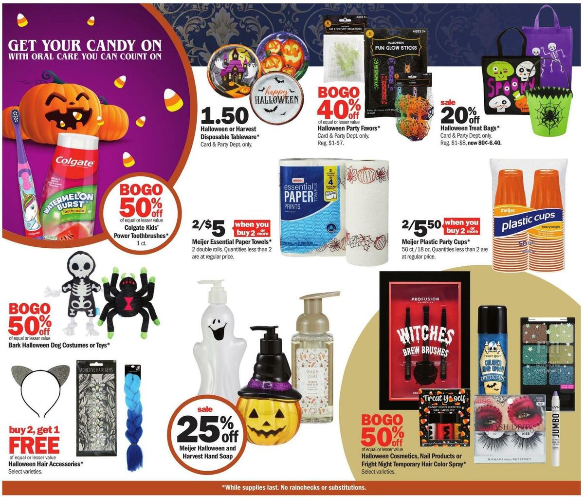 Meijer Halloween Weekly Ad from October 23