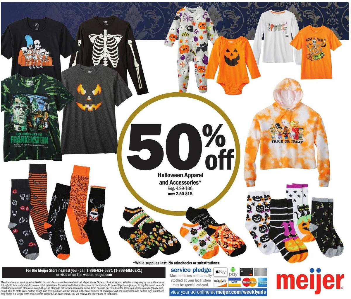 Meijer Halloween Weekly Ad from October 23