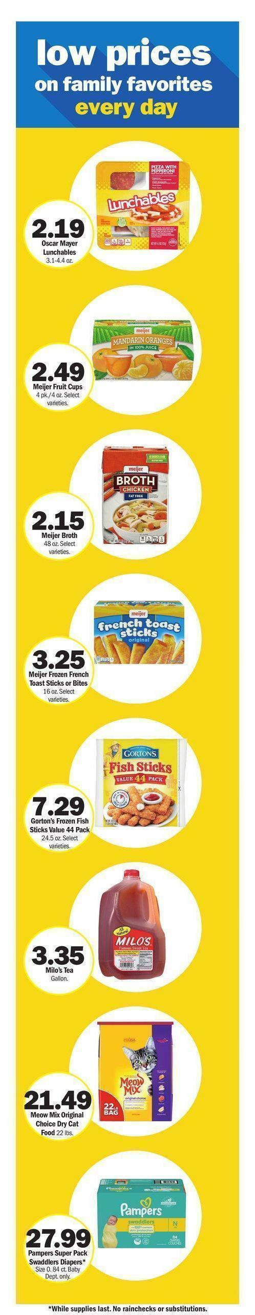 Meijer Weekly Ad from October 30