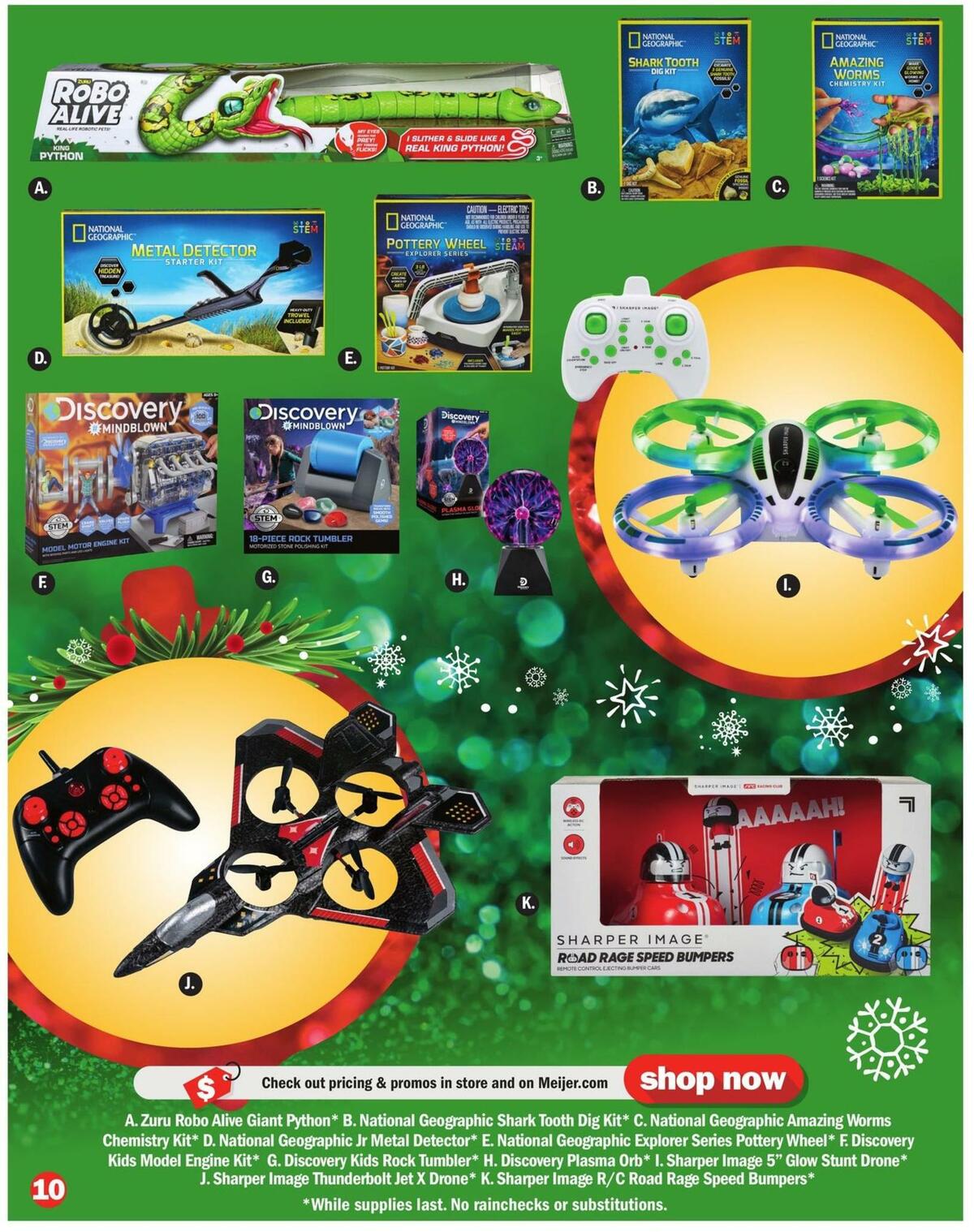 Meijer Holiday Toy Book Weekly Ad from October 30
