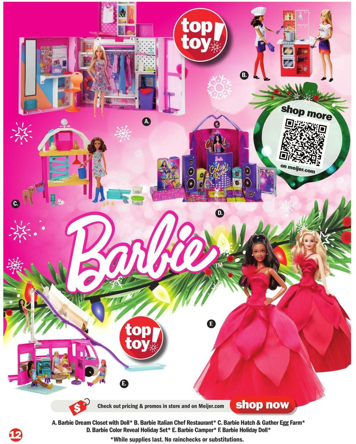 Meijer Holiday Toy Book Weekly Ad from October 30