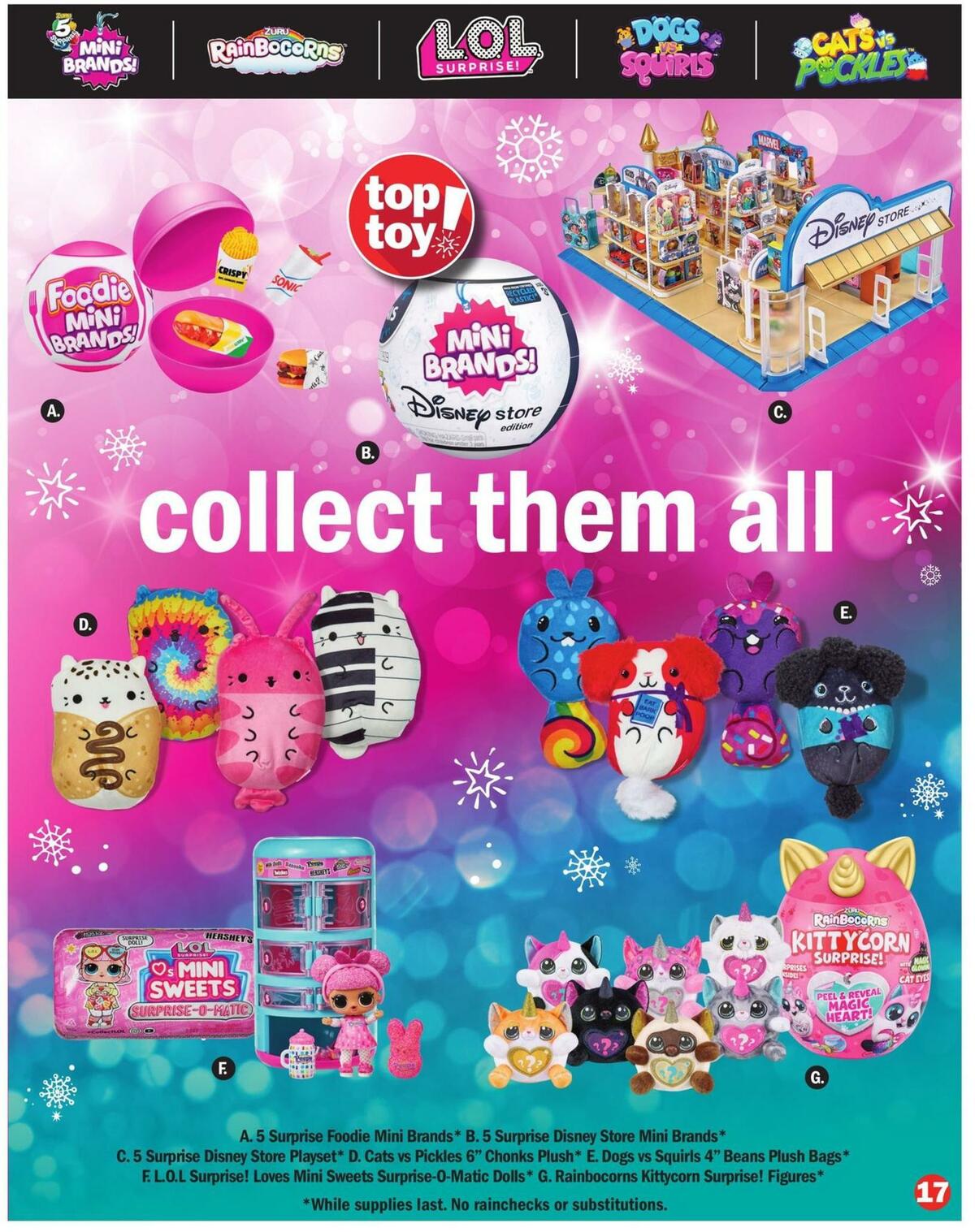 Meijer Holiday Toy Book Weekly Ad from October 30
