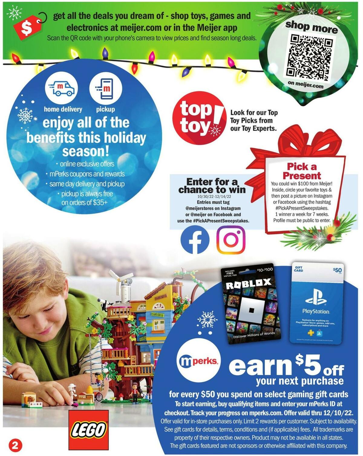 Meijer Holiday Toy Book Weekly Ad from October 30
