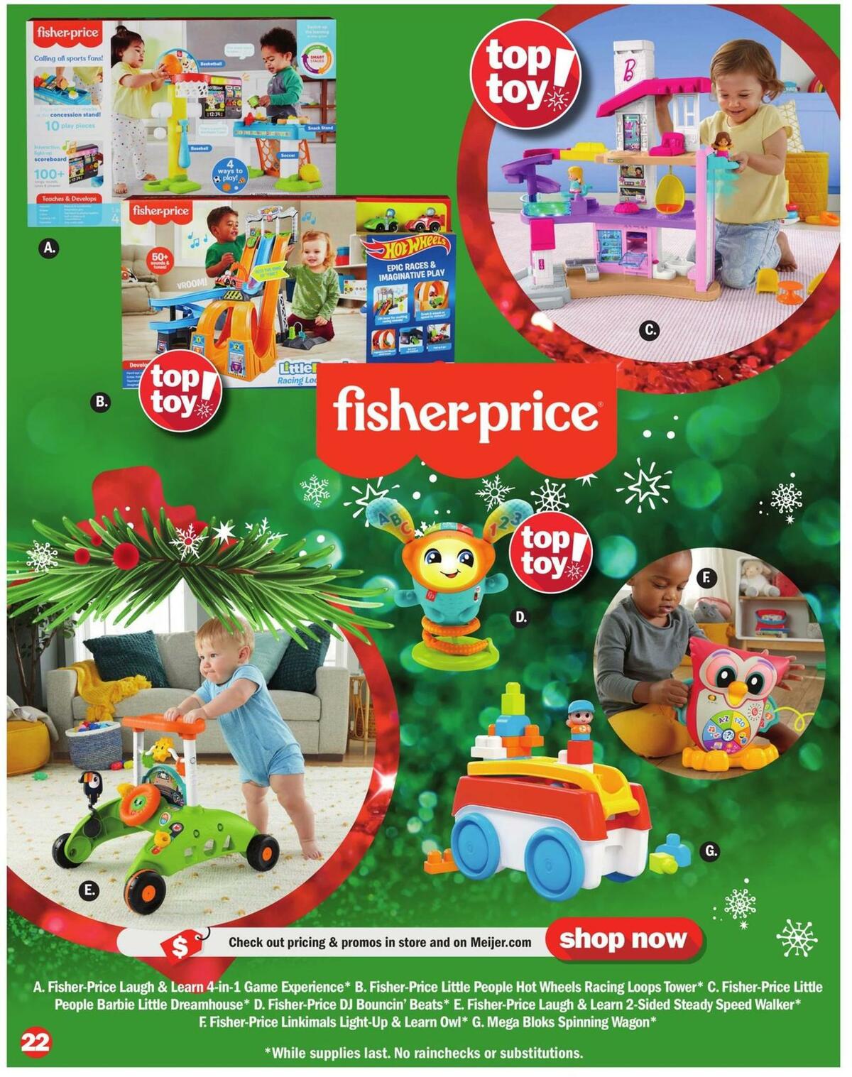 Meijer Holiday Toy Book Weekly Ad from October 30
