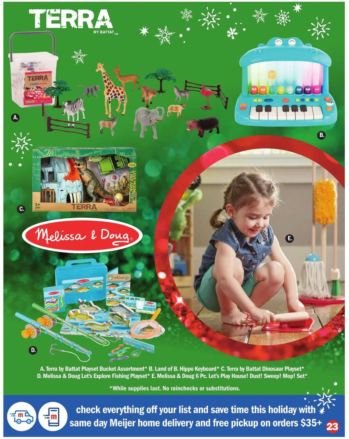 Meijer Holiday Toy Book Weekly Ad from October 30