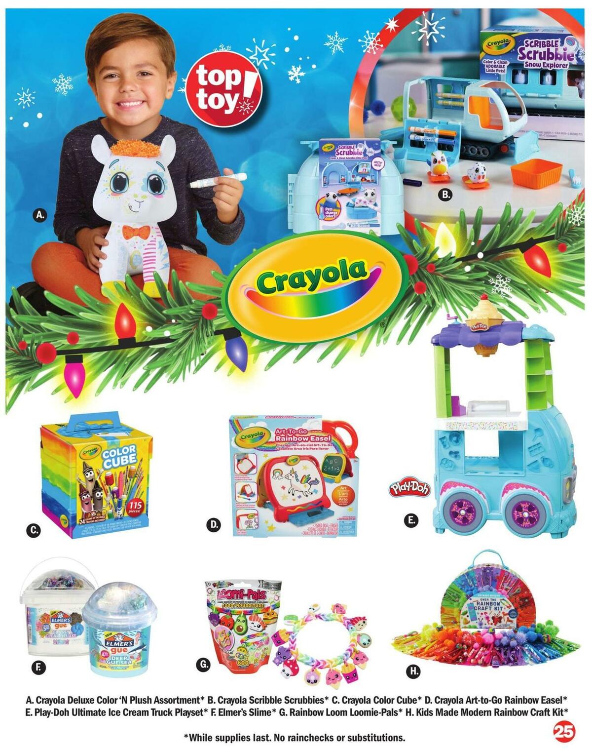 Meijer Holiday Toy Book Weekly Ad from October 30