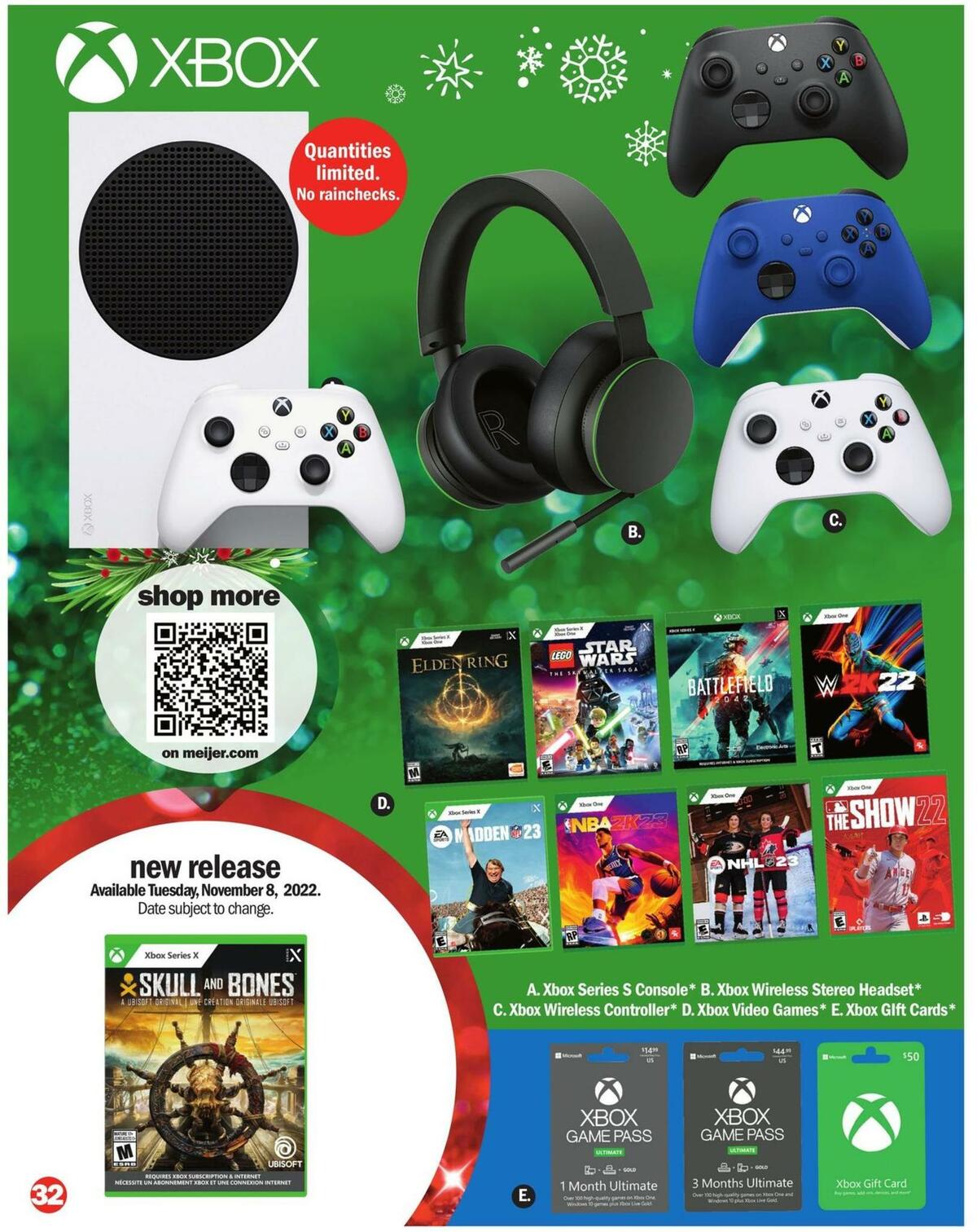 Meijer Holiday Toy Book Weekly Ad from October 30