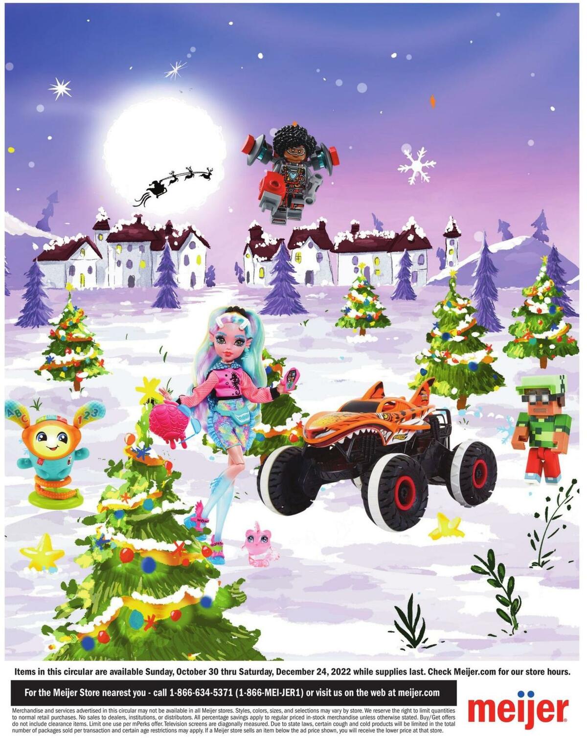 Meijer Holiday Toy Book Weekly Ad from October 30