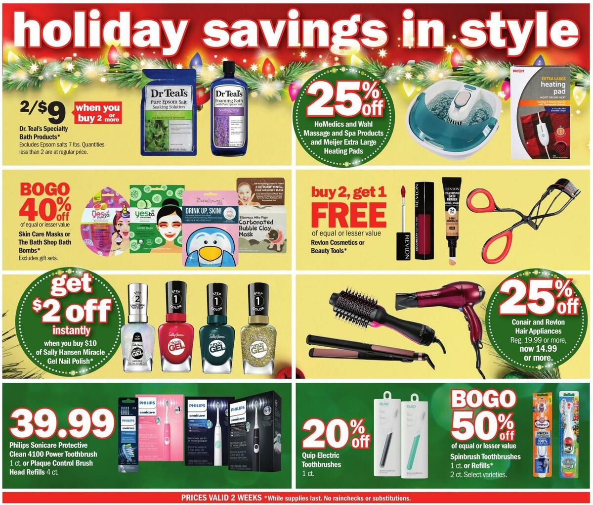 Meijer Holiday Weekly Ad from October 30